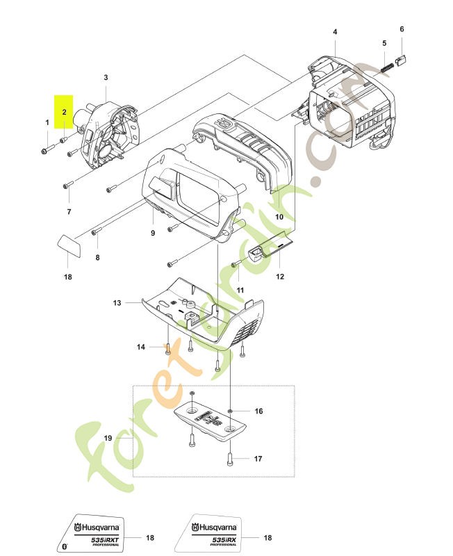 Vis husqvarna réf : 525764605