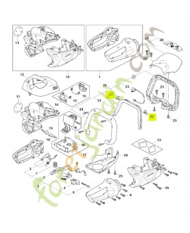 Ressort de connexion stihl réf. 4242-442-1600