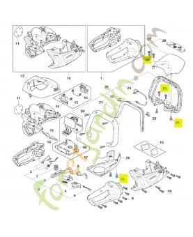 Vis cylindrique IS-P4x16 stihl réf : 9074-477-3025