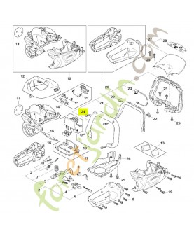 Vis cylindrique IS-P4x14 stihl réf. 9074-478-3005