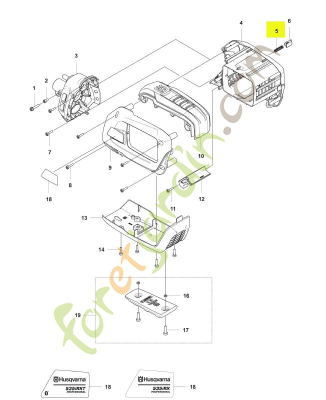 Ressort husqvarna réf : 585480001