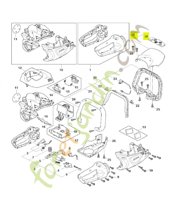 Protège-main stihl réf. HA07-790-9100