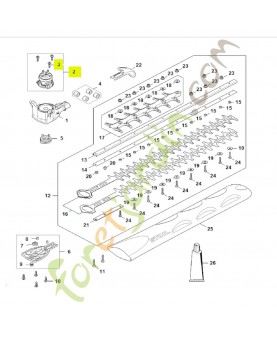 Moteur électrique stihl réf. HA07-600-0202
