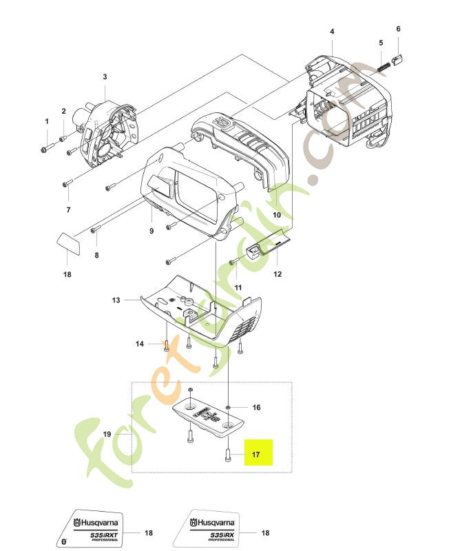 Vis husqvarna réf : 544218420