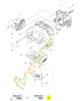 Autocollant husqvarna réf : 593349803