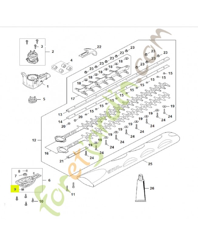 Vis de fermeture stihl réf : 4226-641-6500