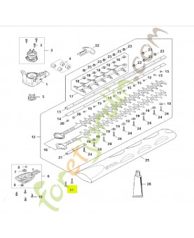 Vis cylindrique is m5x30 stihl réf. 9022-341-1070