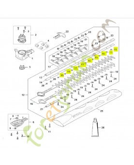 Douille 4,4 mm stihl réf : 4242-641-4900