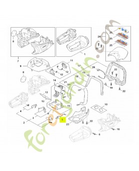 Commutateur stihl réf. HA07-430-0504