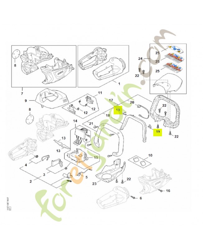 Ressort de connexion stihl réf. 4242-442-1600