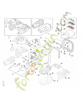 Vis cylindrique IS-P4x14 stihl réf. 9074-478-3005