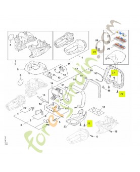 Vis cylindrique IS-P4x16 stihl réf : 9074-477-3025