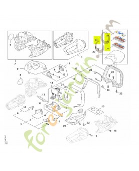 Protège-main stihl réf. HA07-790-9100