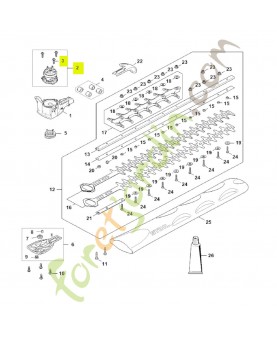 Moteur électrique stihl réf. HA07-600-0202