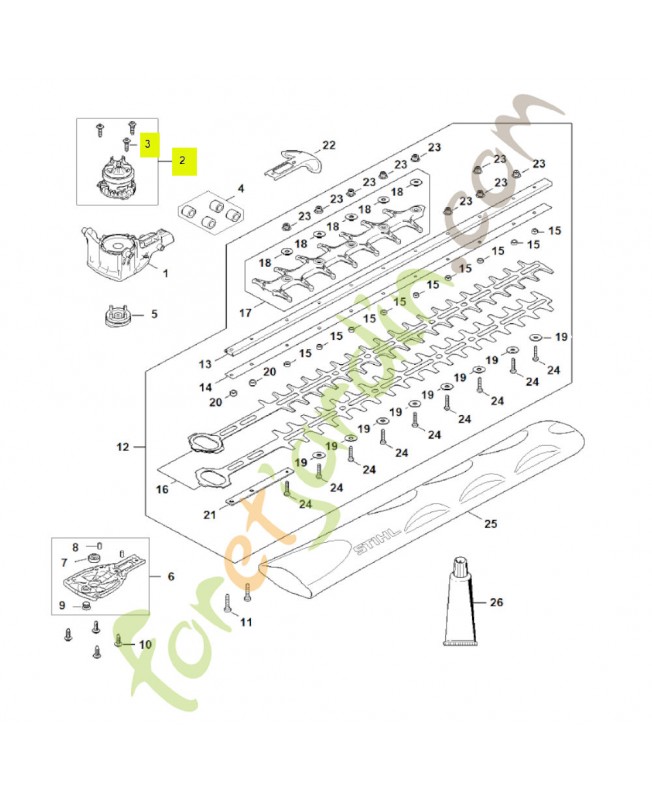 Moteur électrique stihl réf. HA07-600-0202