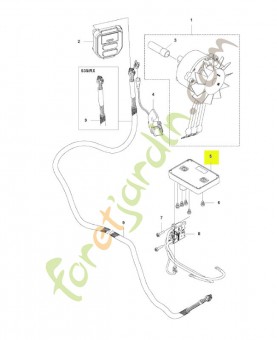 Unité de commande husqvarna réf : 597669501