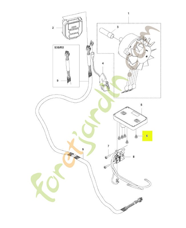 Vis husqvarna réf : 525755107