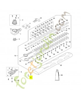 Vis cylindrique is m5x30 stihl réf. 9022-341-1070