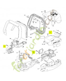 Vis cylindrique IS-P5x18 stihl réf. 9074-477-4132