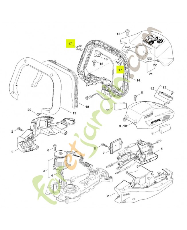 Ressort de connexion stihl réf. 4242-442-1600