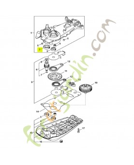 Roulement rainuré à billes DIN625-6903-2Z stihl réf. 9503-003-8212