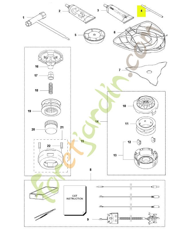 Outil de blocage husqvarna réf : 502285901