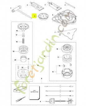 Bol de garde husqvarna réf :503890102