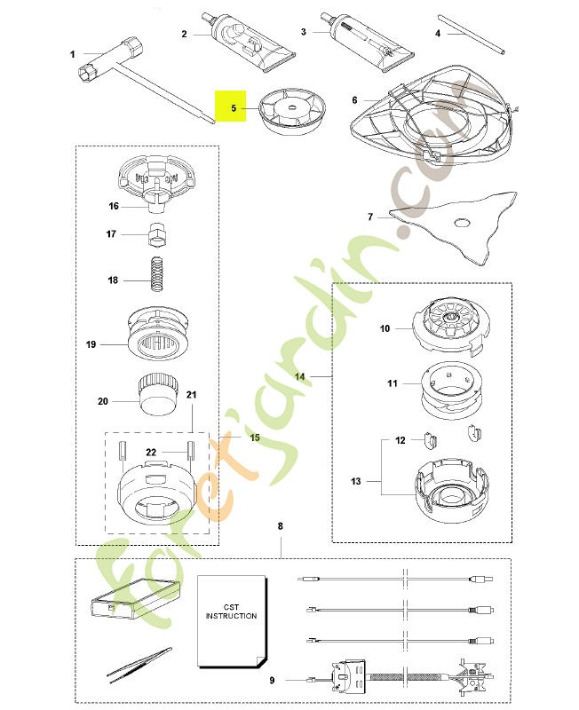 Bol de garde husqvarna réf :503890102