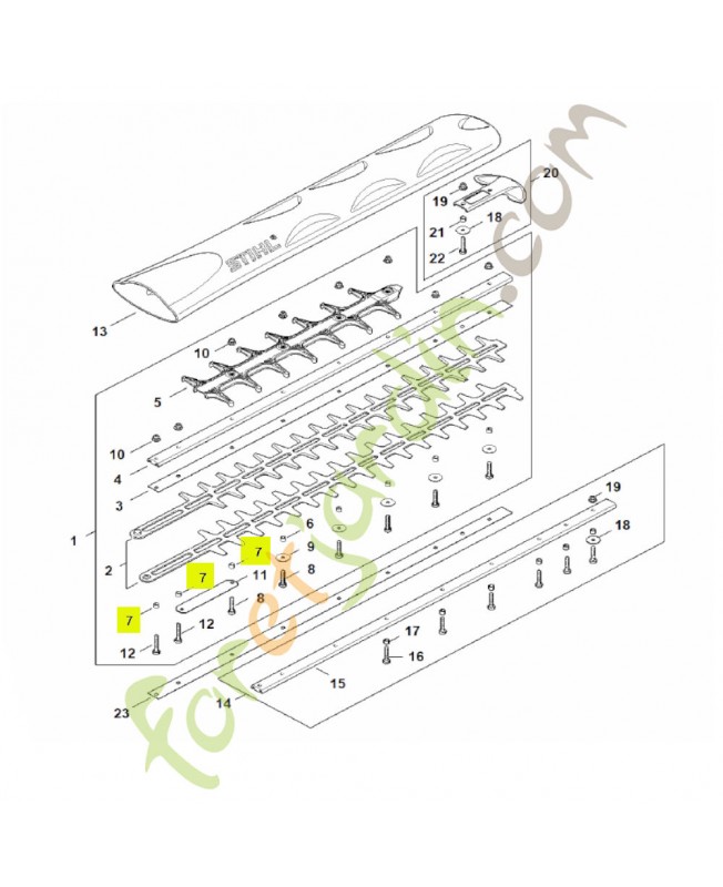 Douille 5,57 mm stihl réf : 4237-711-2501