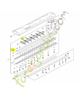 Ecrou a six pans stihl réf. 9216-263-0710