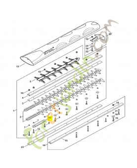 Pièce de renforcement stihl réf. 4237-711-4800