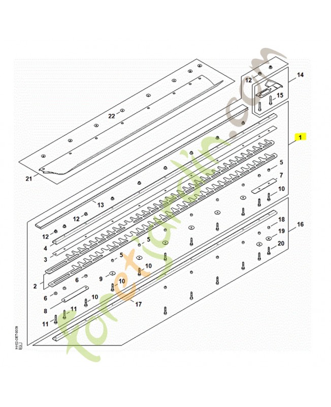 Barre de coupe Stihl ref. 4237-710-5906