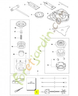 Câblage complet husqvarna réf : 579621301