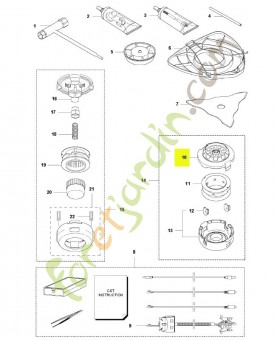 Carter complet husqvarna réf : 592758801