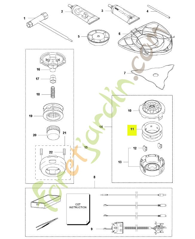 Bobine de fil husqvarna réf : 592759601