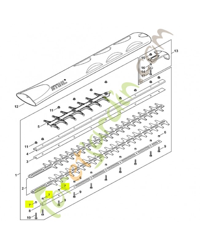 Douille 5,57 mm stihl réf : 4237-711-2501