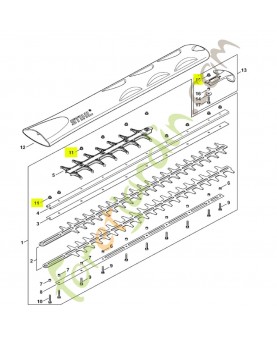 Ecrou a six pans stihl réf. 9216-263-0710