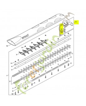 Protège-guidage stihl réf. 4237-790-9802
