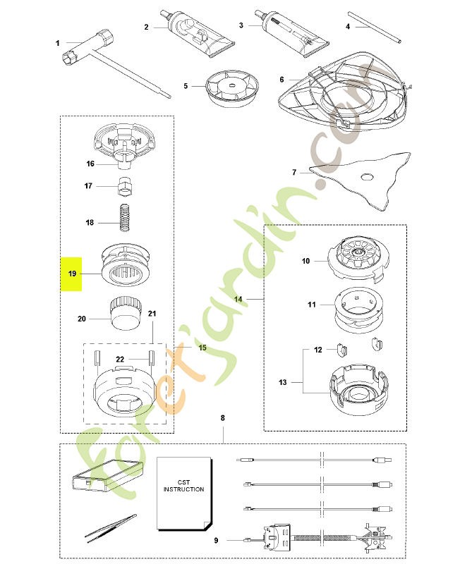 Bobine husqvarna réf : 537185701