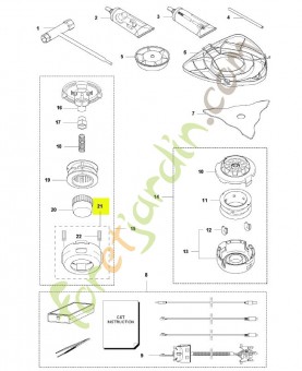 Couvercle husqvarna réf : 544044402