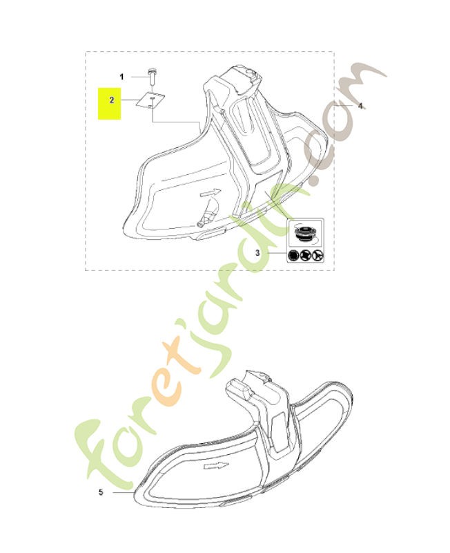 Couteau husqvarna réf : 503798802