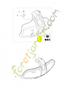 Autocollant husqvarna réf : 503742901