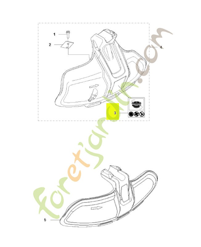 Autocollant husqvarna réf : 503742901