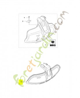 Protège lame husqvarna réf : 590880001