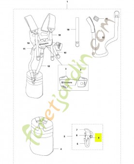 Circlip husqvarna réf : 735310920