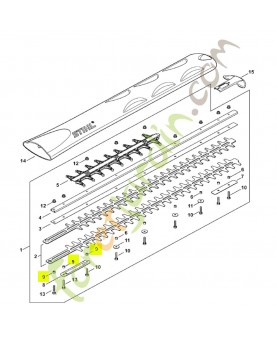Douille 4,8 mm stihl réf : 4237-711-2500