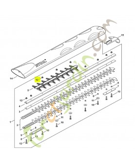 Ecrou a six pans stihl réf. 9216-263-0710