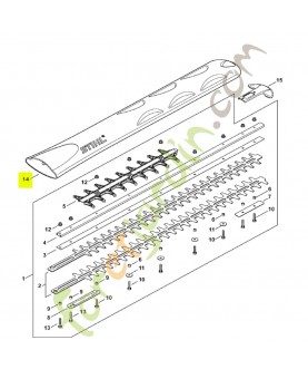 Protège-couteaux 750 mm / 30" stihl réf. 4237-790-9207