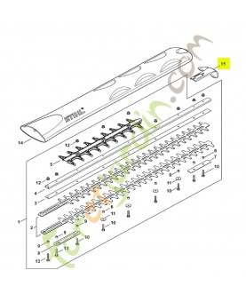 Protège­ guidage stihl réf.4237-792-9006