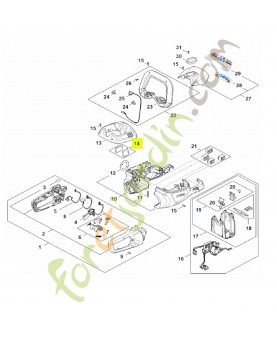Filtre réf. Stihl HA02-084-2600